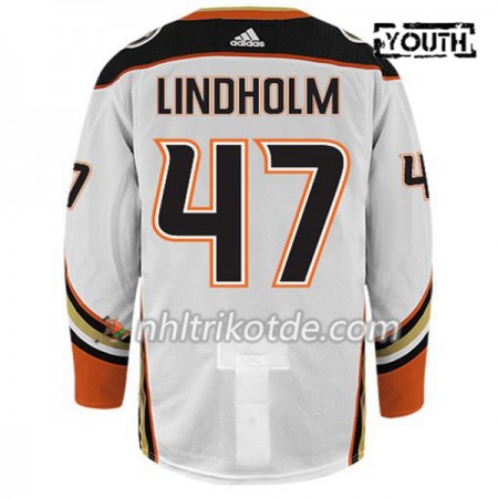 Anaheim Ducks Trikot HAMPUS LINDHOLM 47 Adidas Weiß Authentic - Kinder